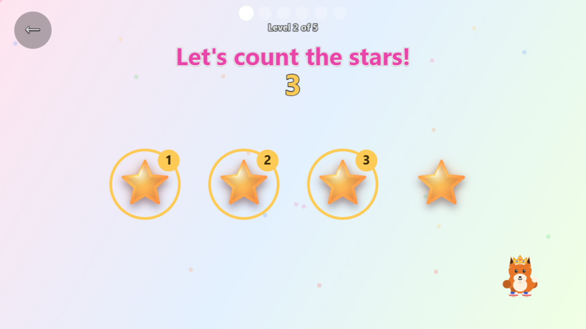 Counting objects one at a time with the voice counting along